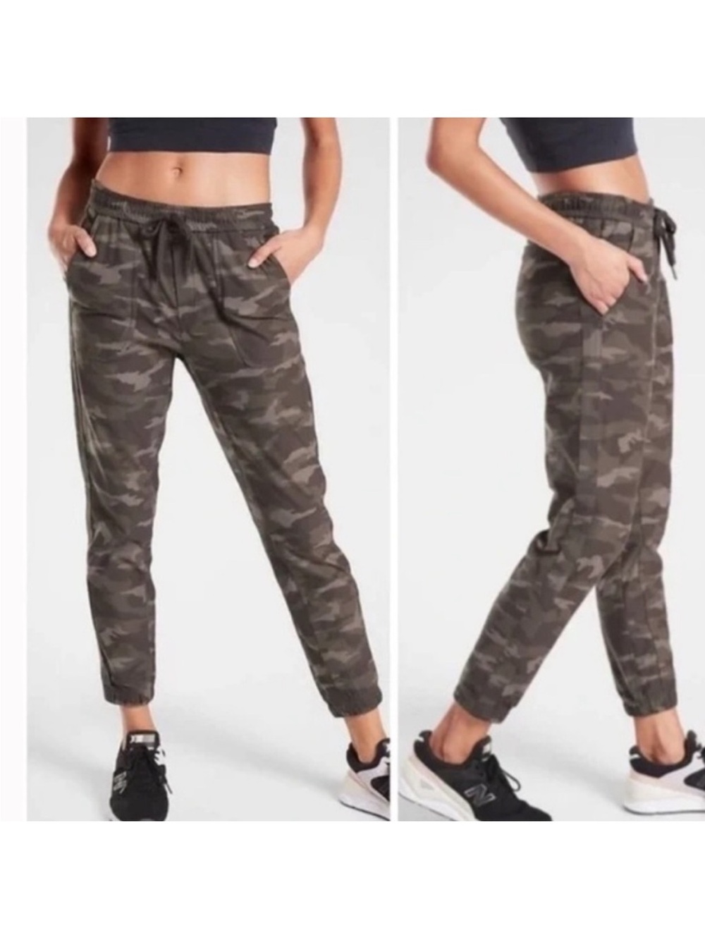 Athleta Farallon jogger pants in camo print size 2